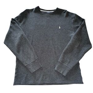 Polo Ralph Lauren Waffle Knit Pullover Long Sleeve Shirt